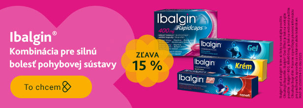 IBALGIN, IBOLEX zľava 15 %