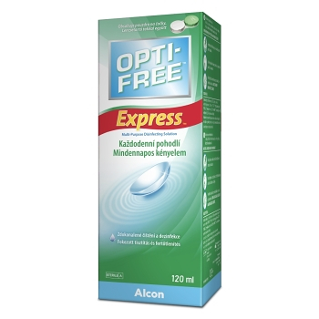 OPTI-FREE Express Roztok na kontaktné šošovky 120 ml