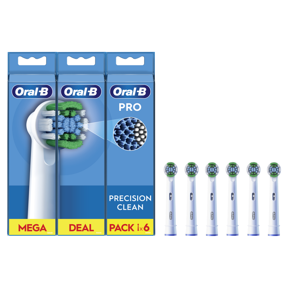ORAL-B Pro Precision Clean náhradné hlavice 6 ks