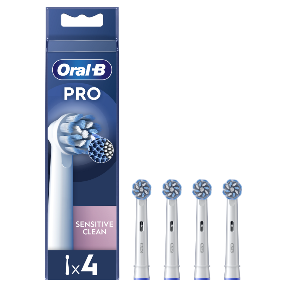 ORAL-B EB 60-4 PRE Sensitive Clean Kefkové hlavy 4 kusy