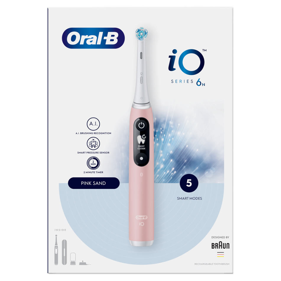 Oral-B iO Series 6 Pink Elektrická zubná kefka