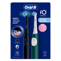 ORAL-B Series iO 2 duo black green elektrická zubná kefka 2 kusy