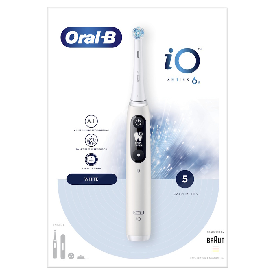 ORAL-B Series iO 6 white elektrická zubná kefka