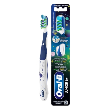 ORAL-B Junior Zubná kefka pre deti 6 - 12 rokov Extra Soft 1 kus (Klasické kefky) - obrázok 2/2