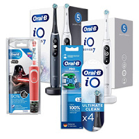 ORAL-B elektrické zubné kefky, náhradné hlavice a sprchy