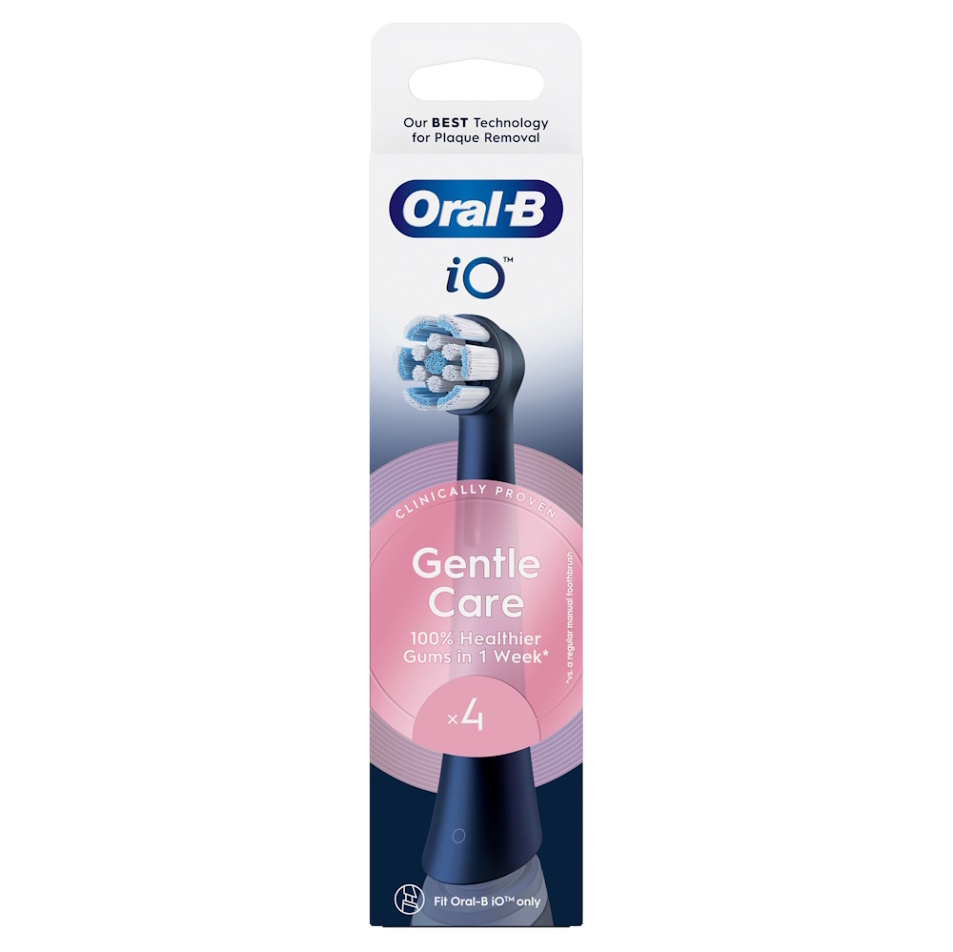 ORAL-B kefkové hlavy pre citlivé ďasná, čierne 4 ks