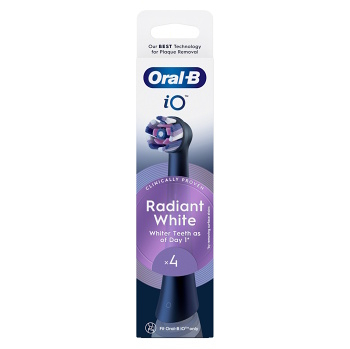 ORAL-B IO Radiant white náhradné hlavice 4 kusy (Náhradné hlavice k zubným kefkám)
