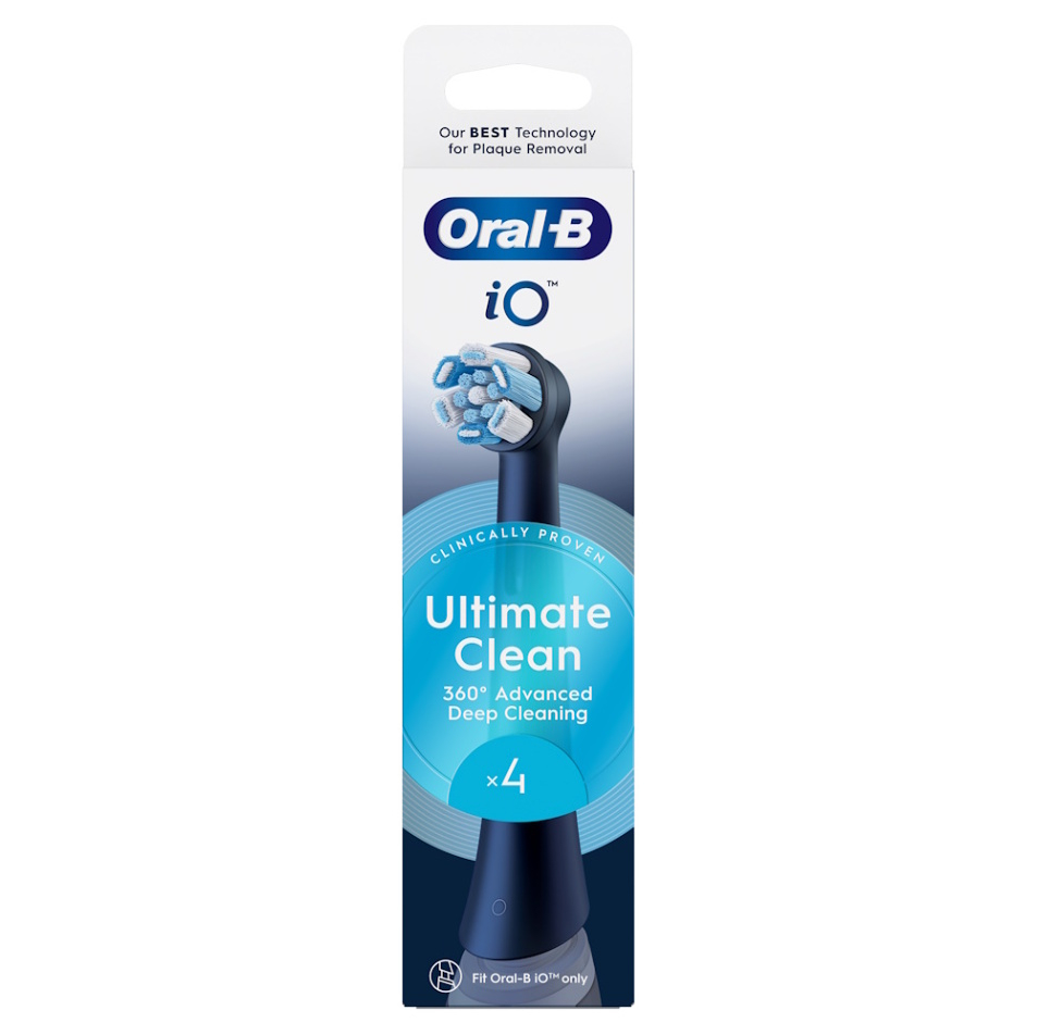 ORAL-B iO Series Ultimate Clean kefkové hlavy čierne 4 ks