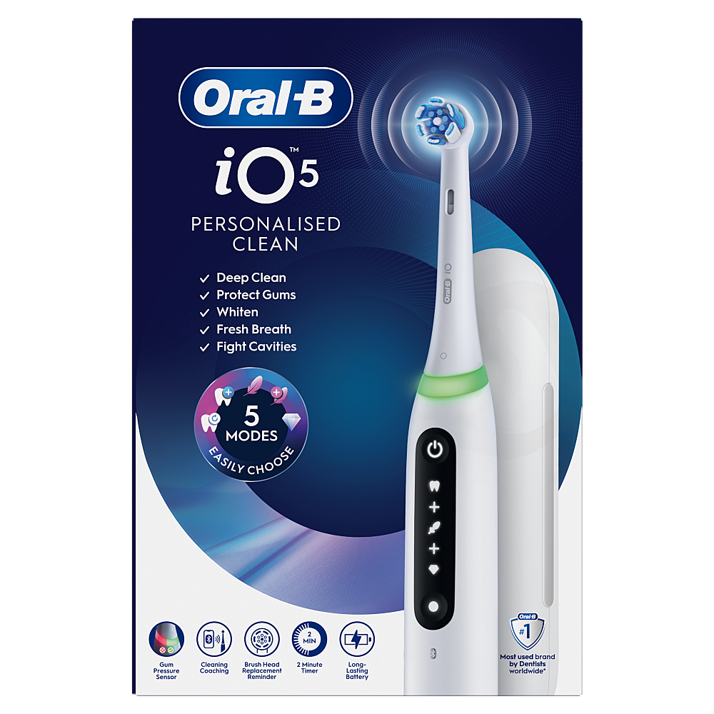 ORAL-B Series iO 5 quite white elektrická zubná kefka