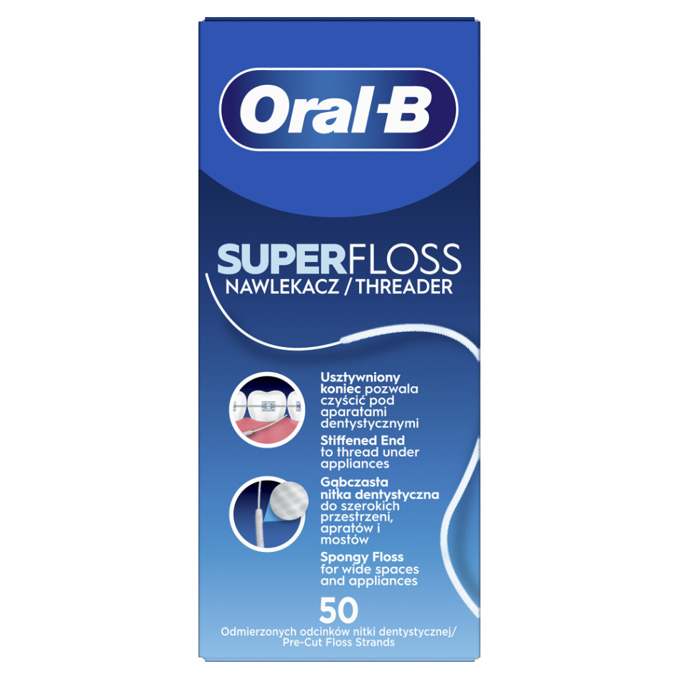 ORAL-B SuperFloss zubná niť 50 m