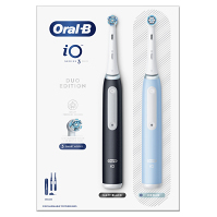 ORAL-B Series iO 3 duo black iceblue elektrické zubné kefky 2 kusy