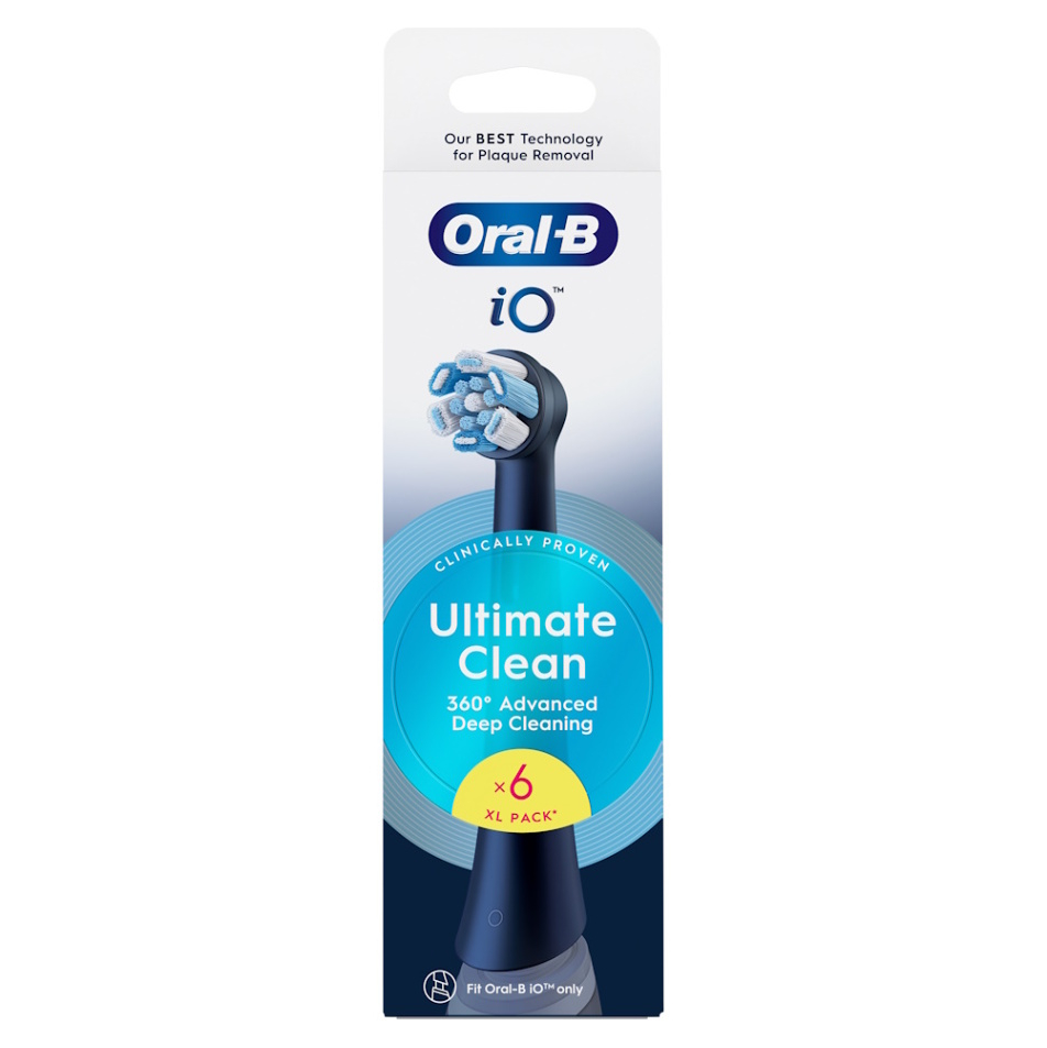 ORAL-B iO Series Ultimate Clean kefkové hlavy čierne 6 ks kúpite na Mojalekaren.sk