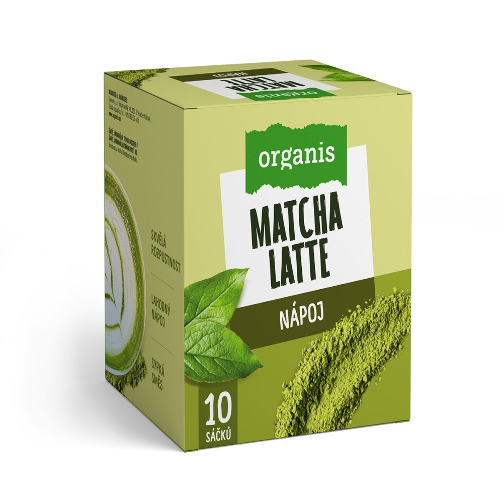 Organis Matcha Latte matcha prášok 10x17 g
