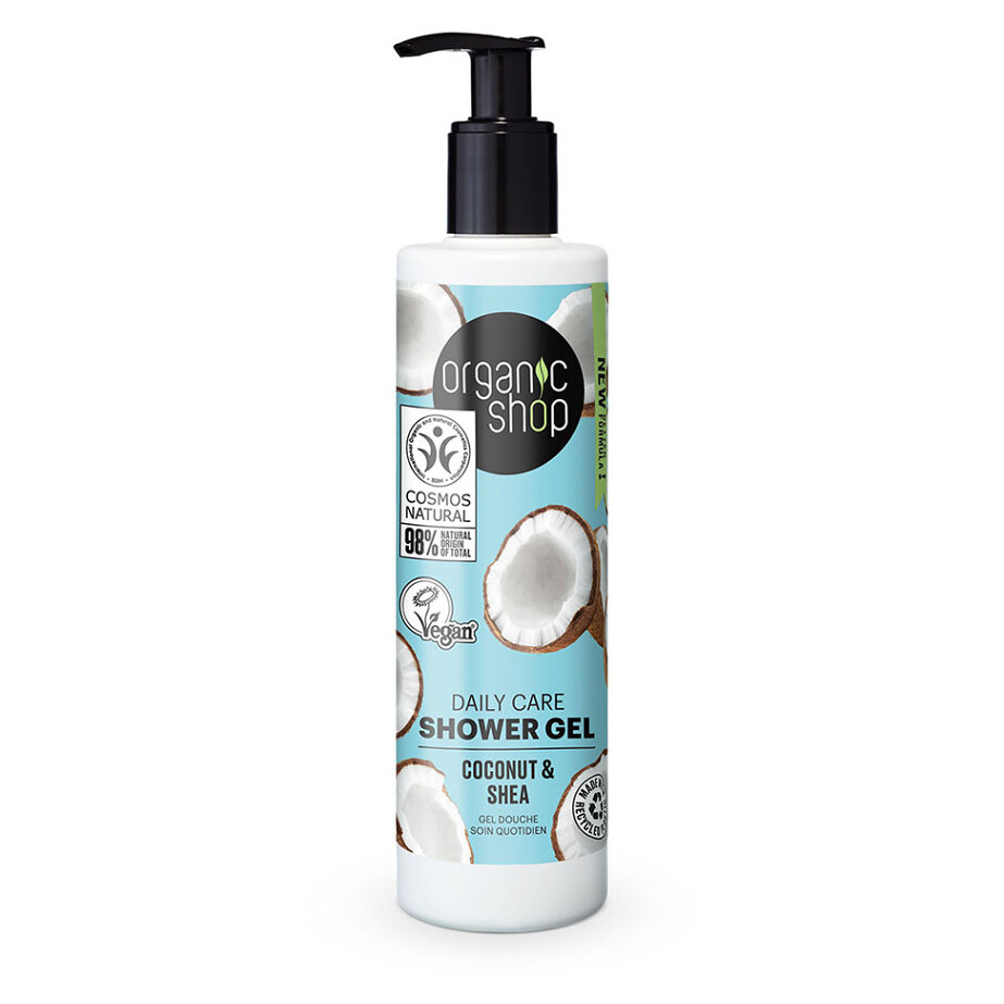 ORGANIC SHOP Hydratačný sprchový gél Kokos a bambucké maslo 280 ml kúpite na Mojalekaren.sk
