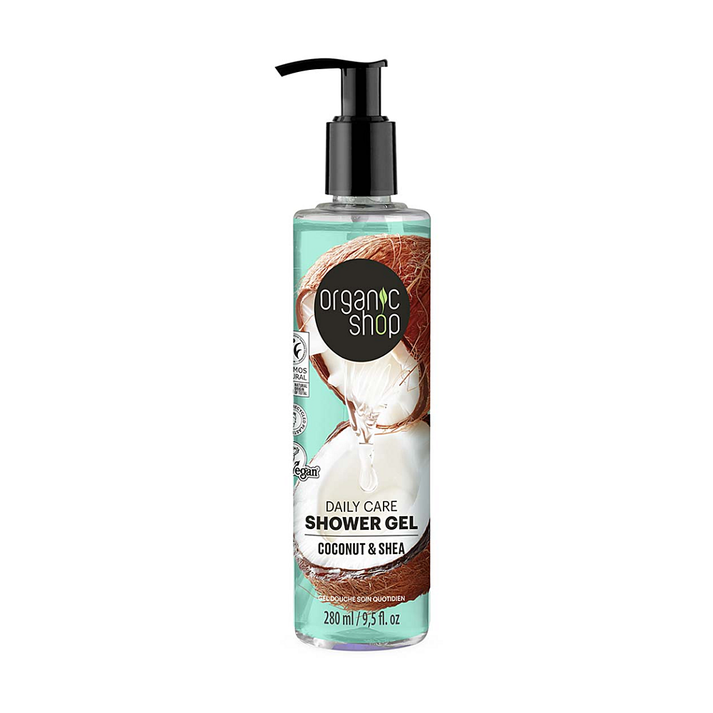 E-shop ORGANIC SHOP Hydratačný sprchový gél Kokos a bambucké maslo 280 ml