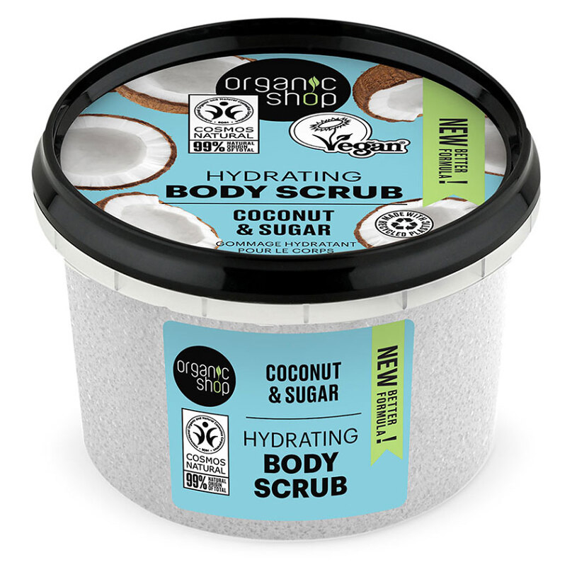 ORGANIC SHOP Hydratačný telový peeling Kokos a cukor 250 ml kúpite na Mojalekaren.sk