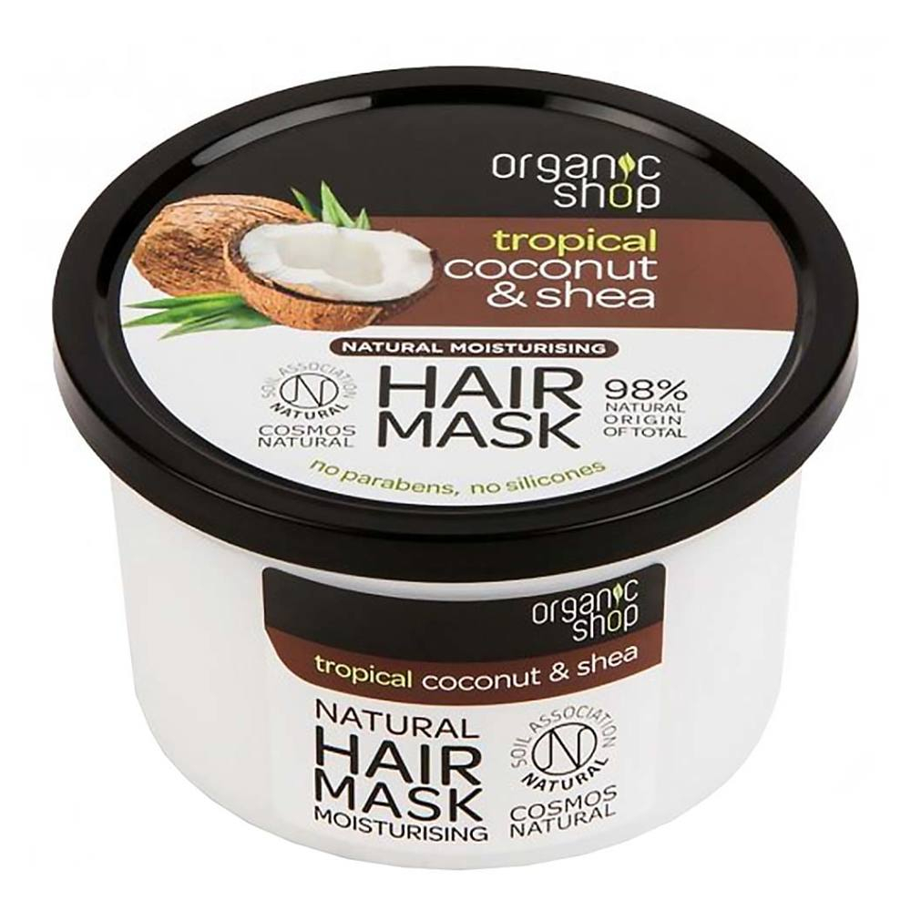 E-shop ORGANIC SHOP Hydratačná vlasová maska Kokos a Bambucké maslo 280 ml