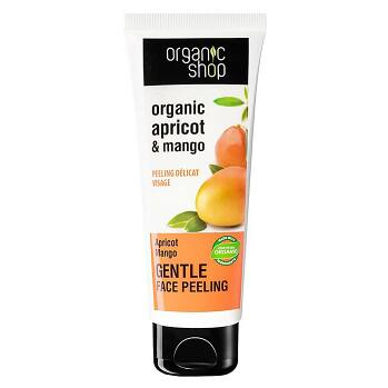 ORGANIC SHOP Jemný peeling na tvár Marhuľové mango 75 ml