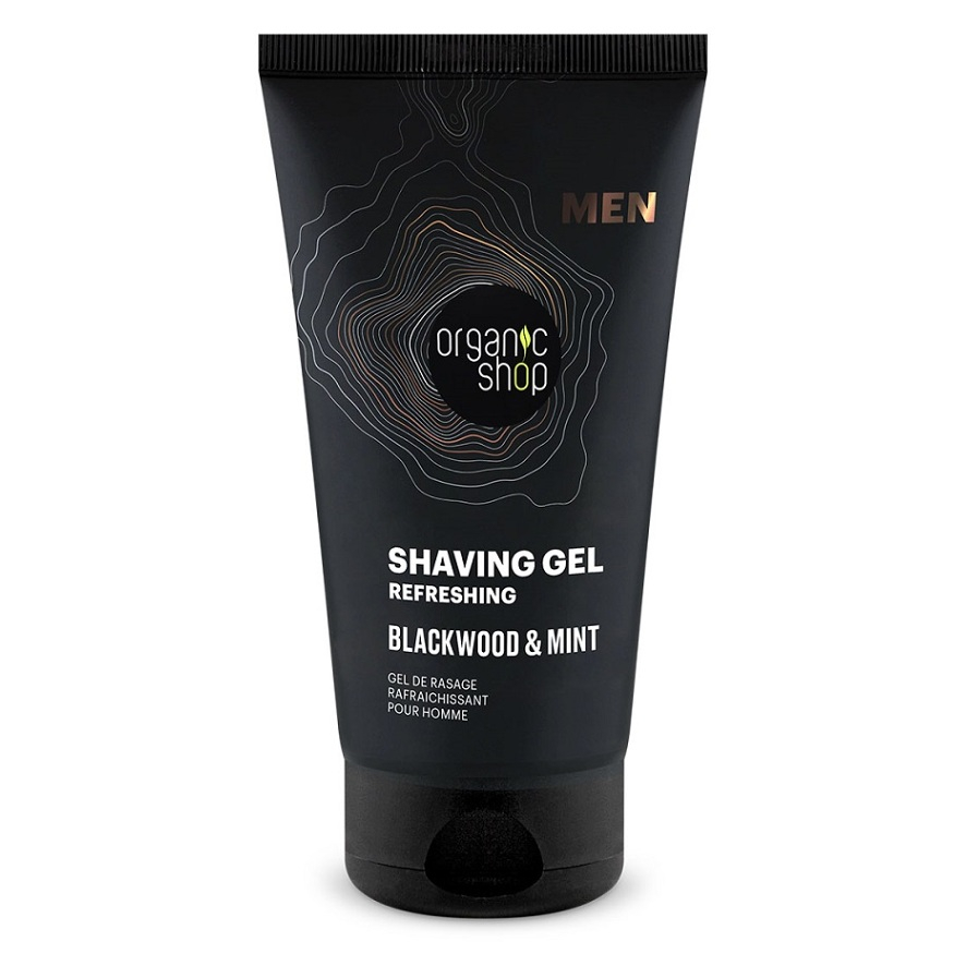 ORGANIC SHOP Osviežujúci gél na holenie Blackwood a mäta 150 ml