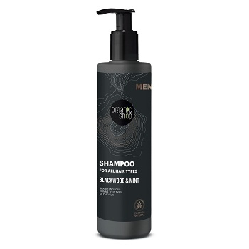 ORGANIC SHOP Šampón pre všetky typy vlasov Blackwood a mäta 280 ml