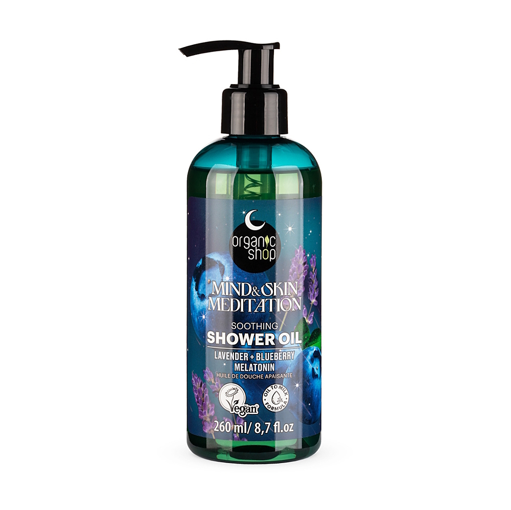 ORGANIC SHOP Sleeping upokojujúci sprchový olej mind&skin meditation 260ml