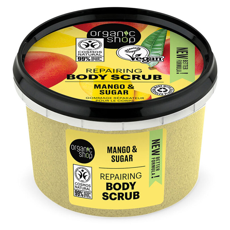 ORGANIC SHOP Telový peeling Kenské mango 250 ml