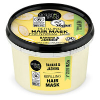 ORGANIC SHOP Vyživujúca maska ​​pre normálne vlasy Banán a jazmín 250 ml