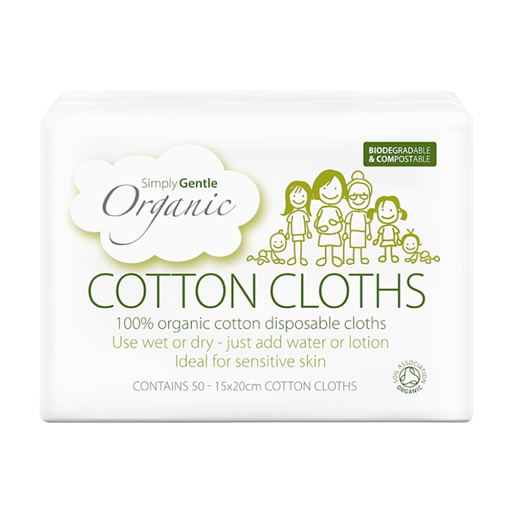 SIMPLY GENTLE Organické obrúsky 50 kusov