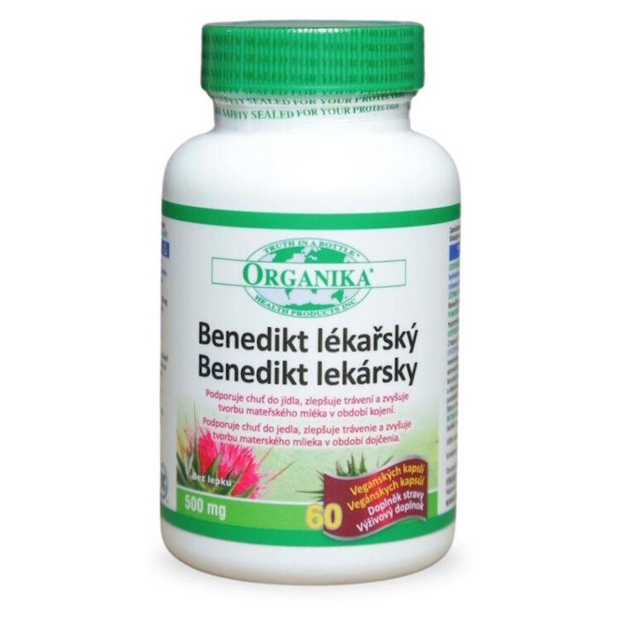 ORGANIKA Benedikt lekársky 500 mg 60 kapsúl