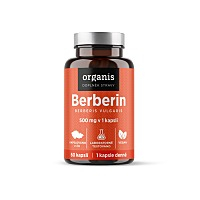 ORGANIS Berberín extrakt 97% 500 mg 60 kapsúl