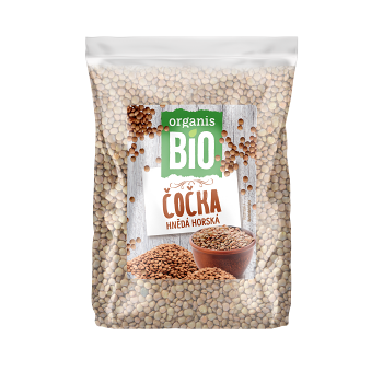 ORGANIS Šošovica hnedá horská BIO 500 g (Strukoviny) - BIO