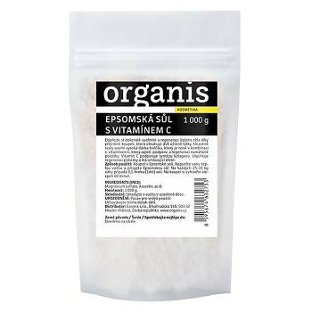ORGANIS Epsomská soľ s vitamínom C 1000 g