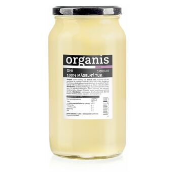 ORGANIS Ghí 1000 ml (Ghí masla) - Jednodruhové - obrázok 2/2