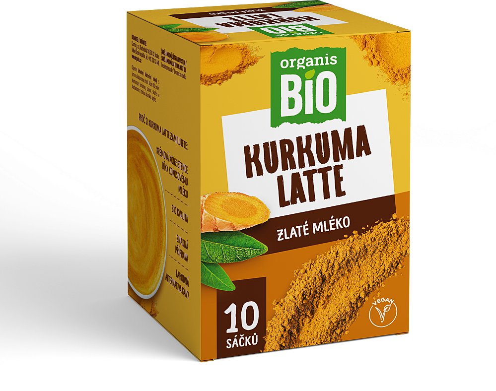 ORGANIS Kurkuma latte BIO 10 x 28 g