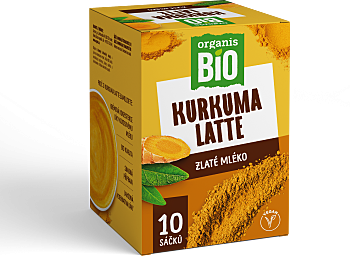 ORGANIS Kurkuma latte BIO 10 x 28 g (Kokosové mlieka) - Instantné