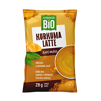 ORGANIS Kurkuma latte BIO 28 g (Kokosové mlieka) - Instantné