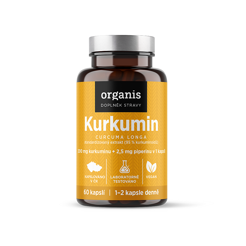 Organis Kurkumin + piperin kapsuly na udržanie vitality 60 cps kúpite na Mojalekaren.sk