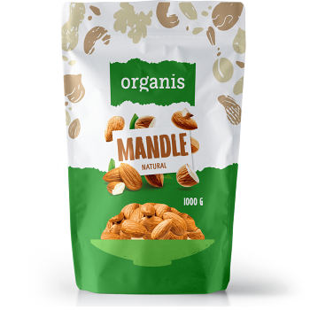 ORGANIS Mandle jadra 1000 g (Mandle) - Jednodruhové