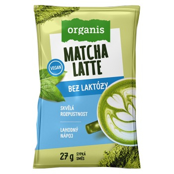 ORGANIS Matcha latte bez laktózy 27 g (Zelené čaje)