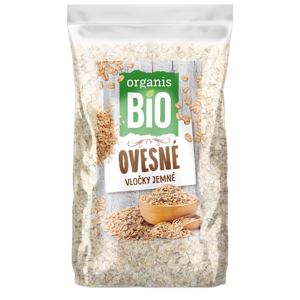 ORGANIS Ovsené vločky jemné BIO 500 g