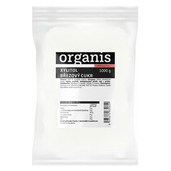 ORGANIS Xylitol cukor z brezy 1000 g