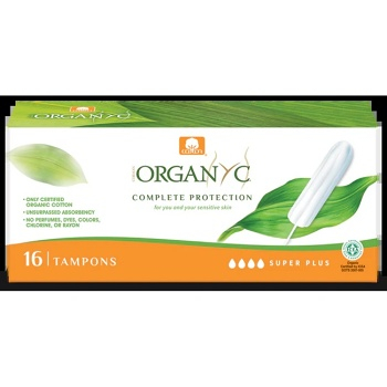 ORGANYC Tampóny Super Plus 16 kusov (Prírodné menštruačné tampóny) - Prírodné, Super