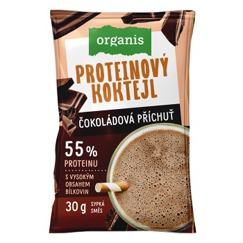 ORGANIS Proteínový koktail čokoláda 30 g (Proteínové nápoje)