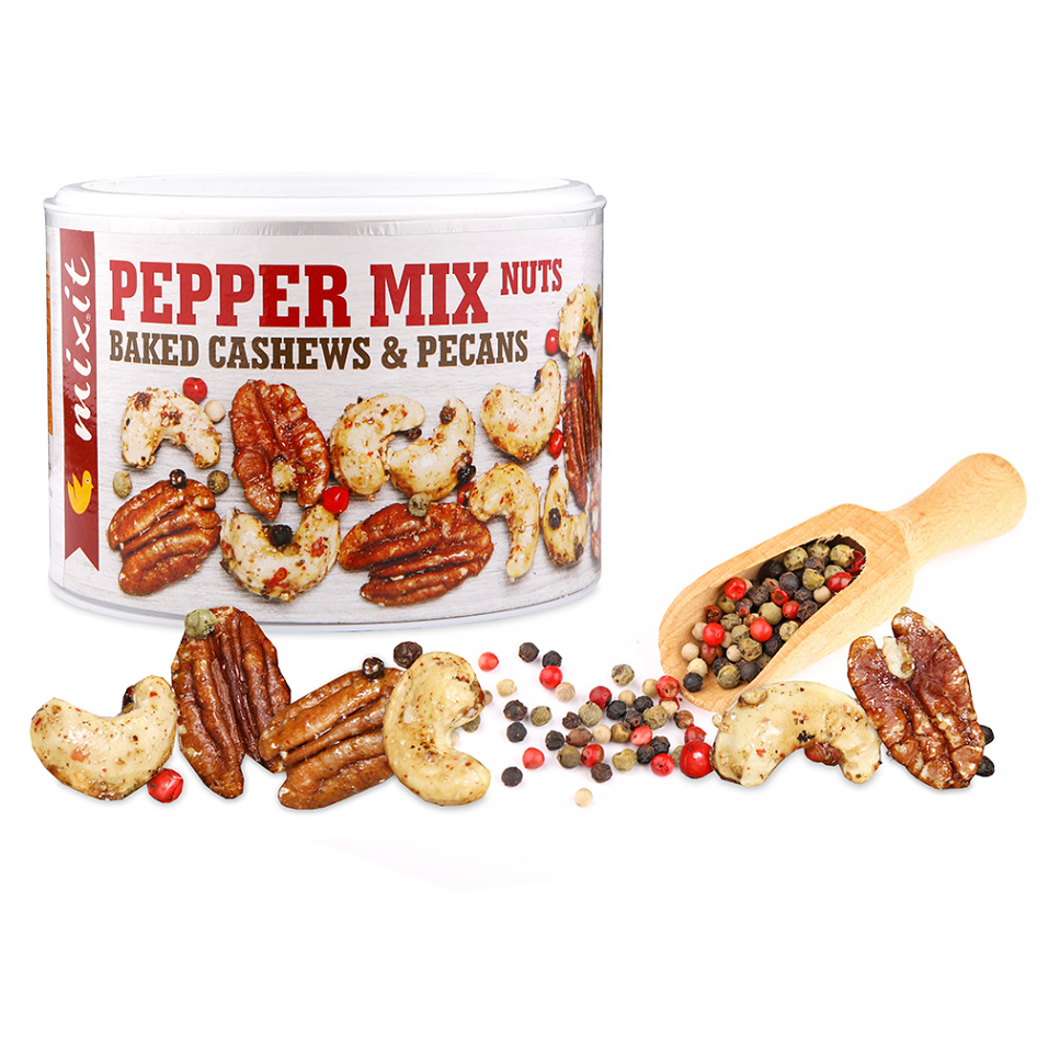 MIXIT Oriešky z pece štyri druhy korenia 150 g