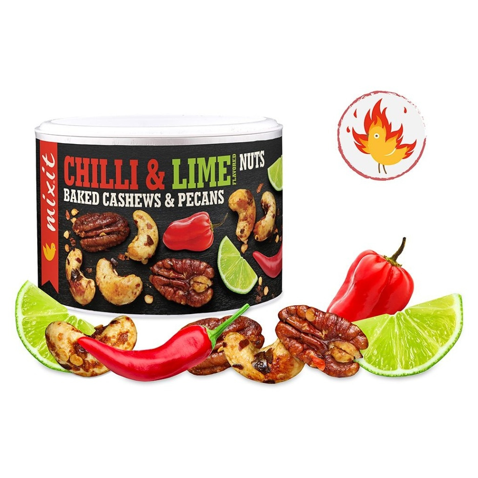 MIXIT Oriešky z pece Habanero chilli a limetka 150 g
