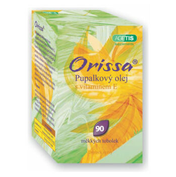 ORISSA Pupalkový olej s vitamínom E 90 kapsúl