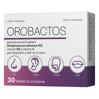 OROBACTOS Tablety na cmúľanie 30 kusov