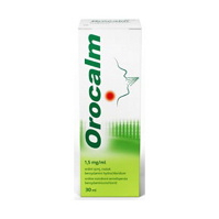 OROCALM 1,5 mg/ml orálna roztoková aerodisperzia 30 ml