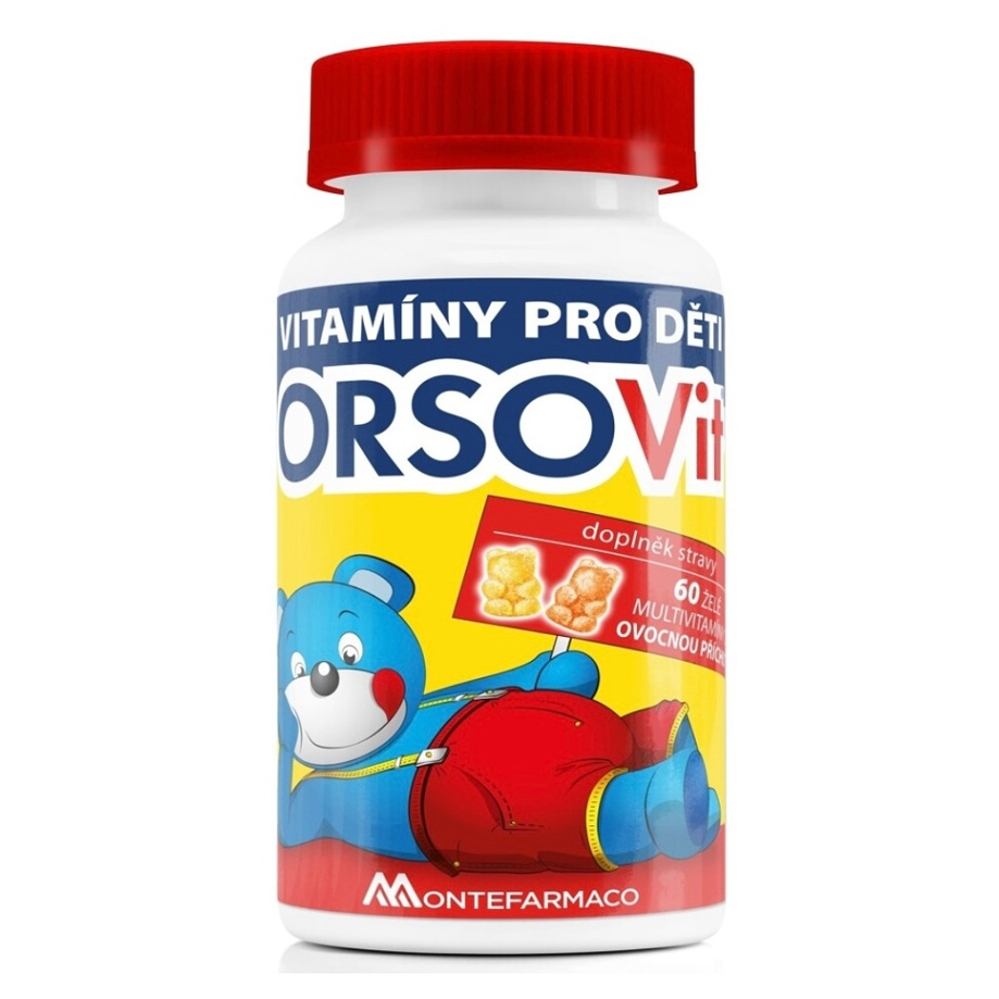 ORSOVit Multivitamíny s ovocnou príchuťou 60 kusov
