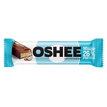 OSHEE Proteínová tyčinka Kokos & Karamel 48 g (Proteínové tyčinky) - Proteinové